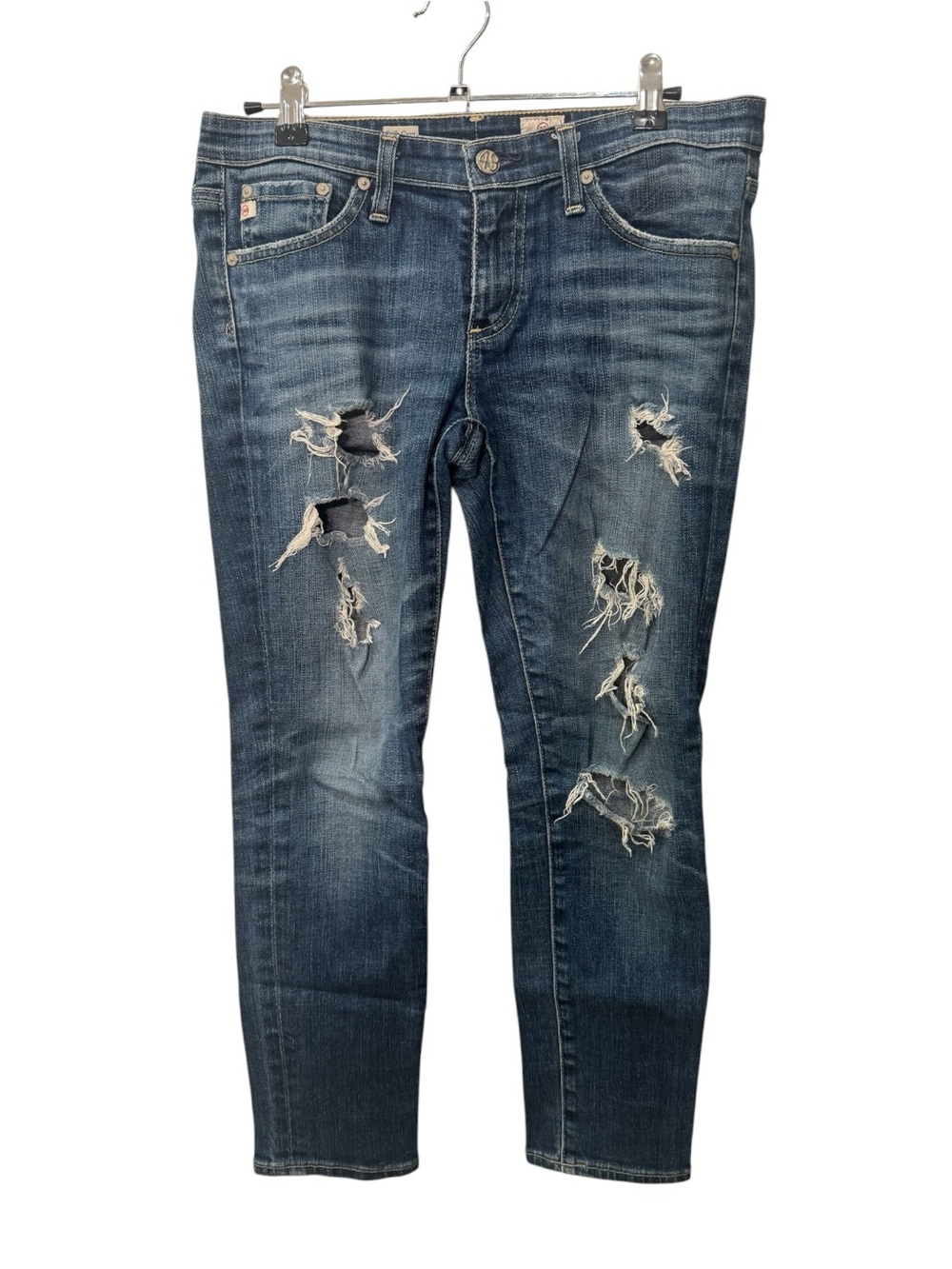 AG Adriano Goldschmied Stilt distressed jeans women’s size 27